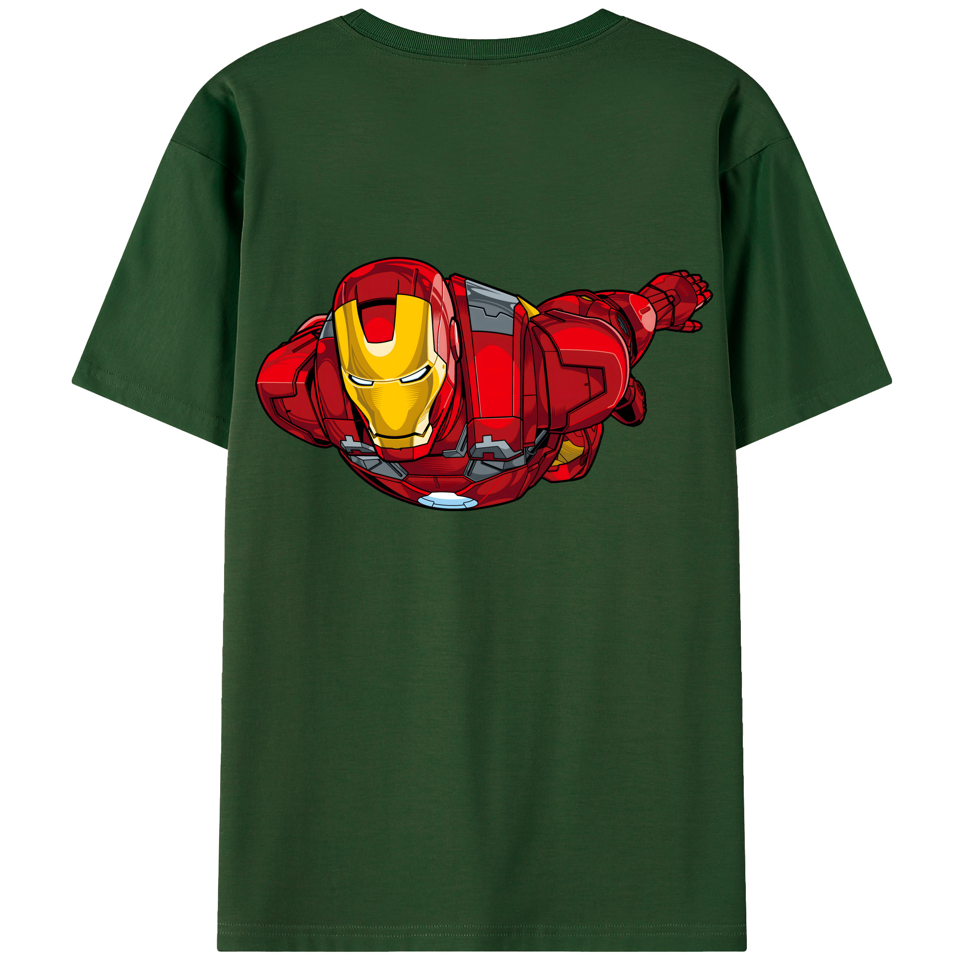 （画像用） アベンジャーズ The Avengers 綿100％半袖Tシャツ（背面プリント）